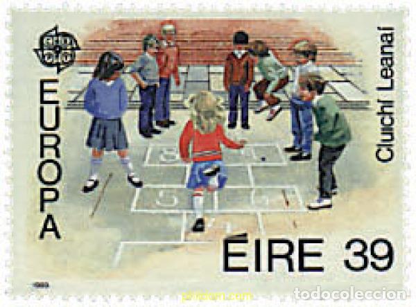 Sellos: 244370 MNH IRLANDA 1989 EUROPA CEPT. JUEGOS INFANTILES
