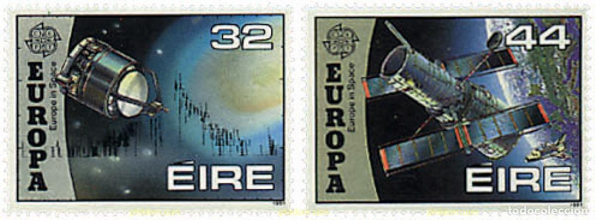 Sellos: 66764 MNH IRLANDA 1991 EUROPA CEPT. TELECOMUNICACIONES