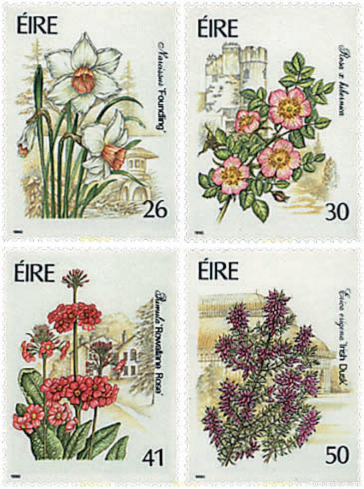 Sellos: 90869 MNH IRLANDA 1990 FLORA DE IRLANDA