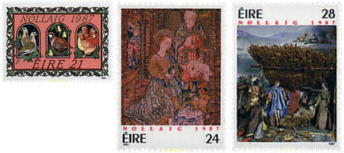 Sellos: 66731 MNH IRLANDA 1987 NAVIDAD