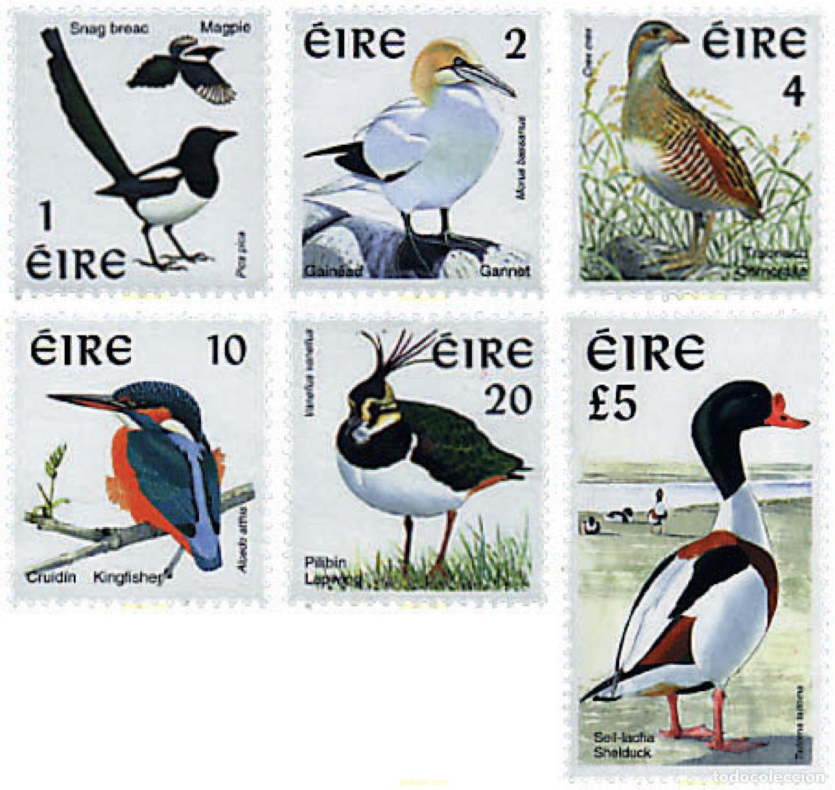 Sellos: 66812 MNH IRLANDA 1997 PAJAROS DE IRLANDA