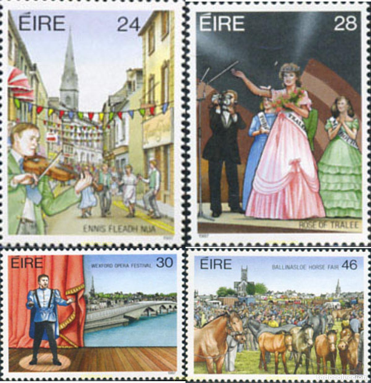 Sellos: 66730 MNH IRLANDA 1987 FESTIVALES DE IRLANDA