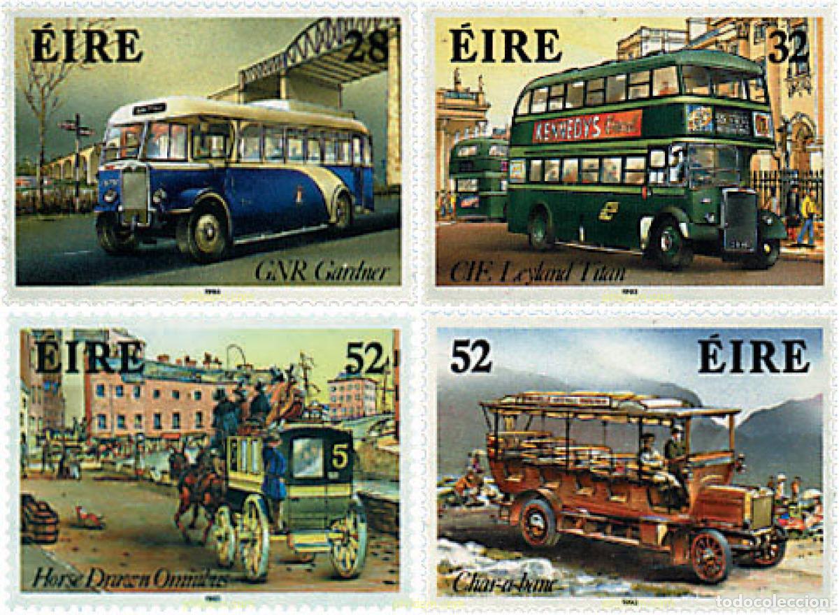 Sellos: 55301 MNH IRLANDA 1993 TRANSPORTES EN IRLANDA