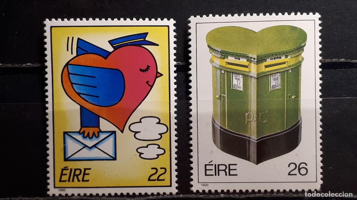 Sellos: IRLANDA. A&Ntilde;O 1986. **. YVERT 587/8