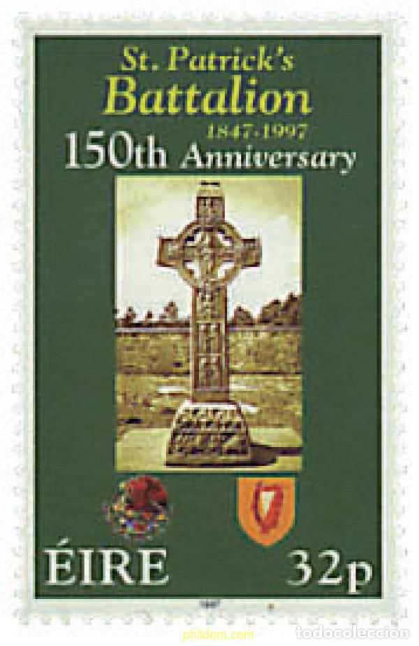 Francobolli: 31190 MNH IRLANDA 1997 150 ANIVERSARIO DEL BATALLON DE St. PATRICIO