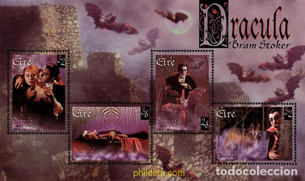 Sellos: 31195 MNH IRLANDA 1997 CENTENARIO DEL DRACULA. NOVELA DE BRAM STOKER