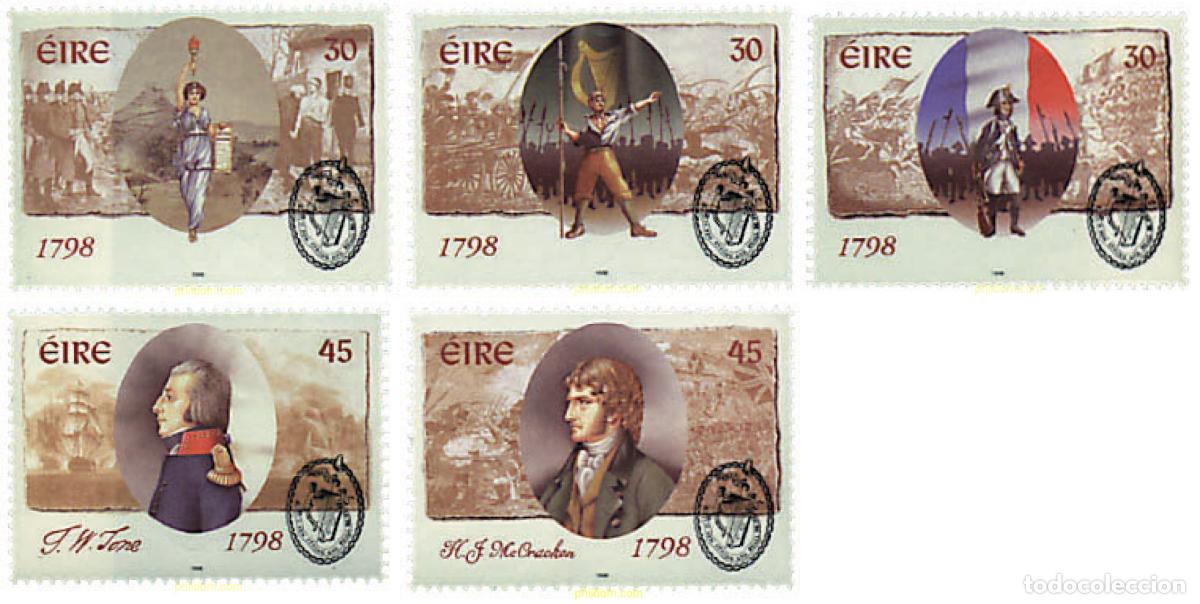 Sellos: 40293 MNH IRLANDA 1998 BICENTENARIO DE LA REVOLUCION DE 1798