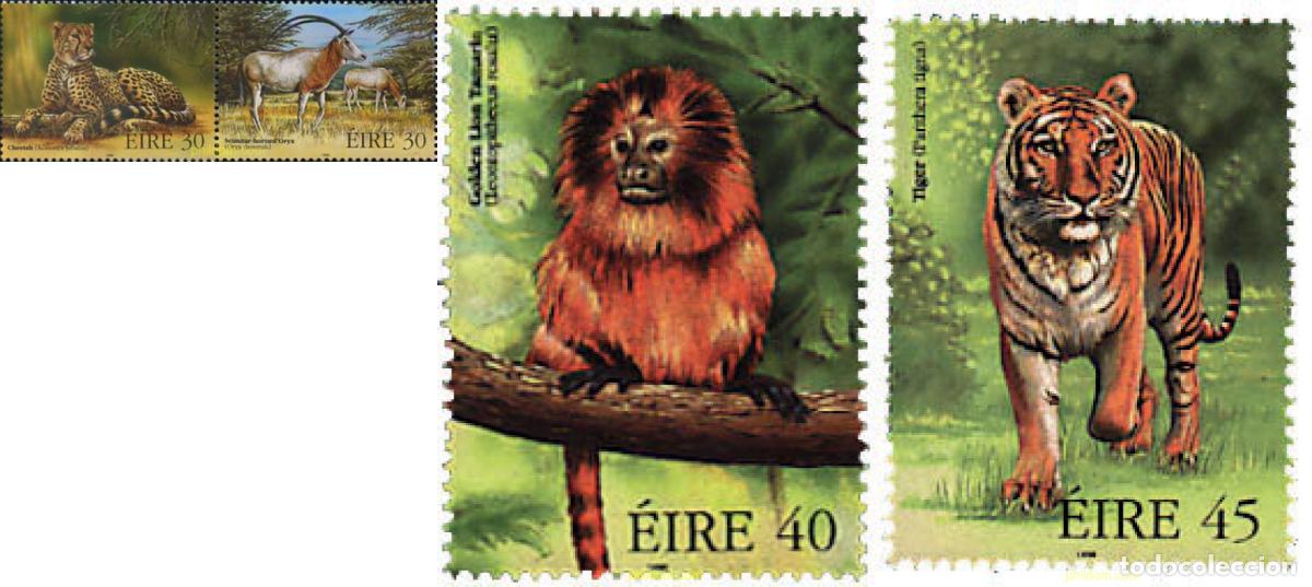 Sellos: 681217 MNH IRLANDA 1998 FAUNA EN PELIGRO DE EXTINCION