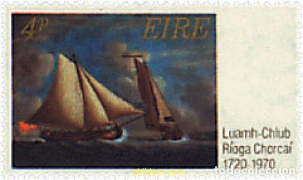 Sellos: 68018 MNH IRLANDA 1970 250 ANIVERSARIO DEL REAL CORK YACHT CLUB