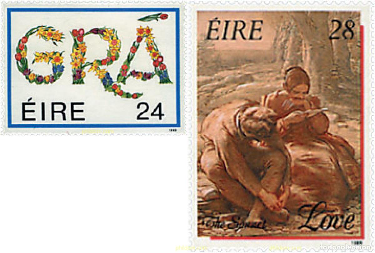 Sellos: 66741 MNH IRLANDA 1989 MENSAJES DE AMOR