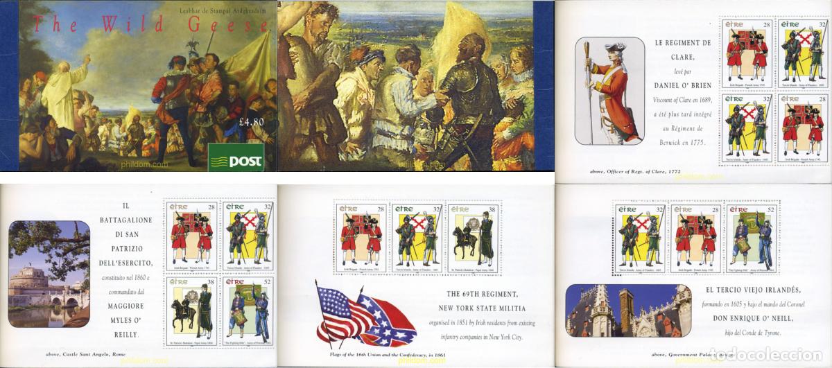 Sellos: 165023 MNH IRLANDA 1995 UNIFORMES MILITARES ANTIGUOS
