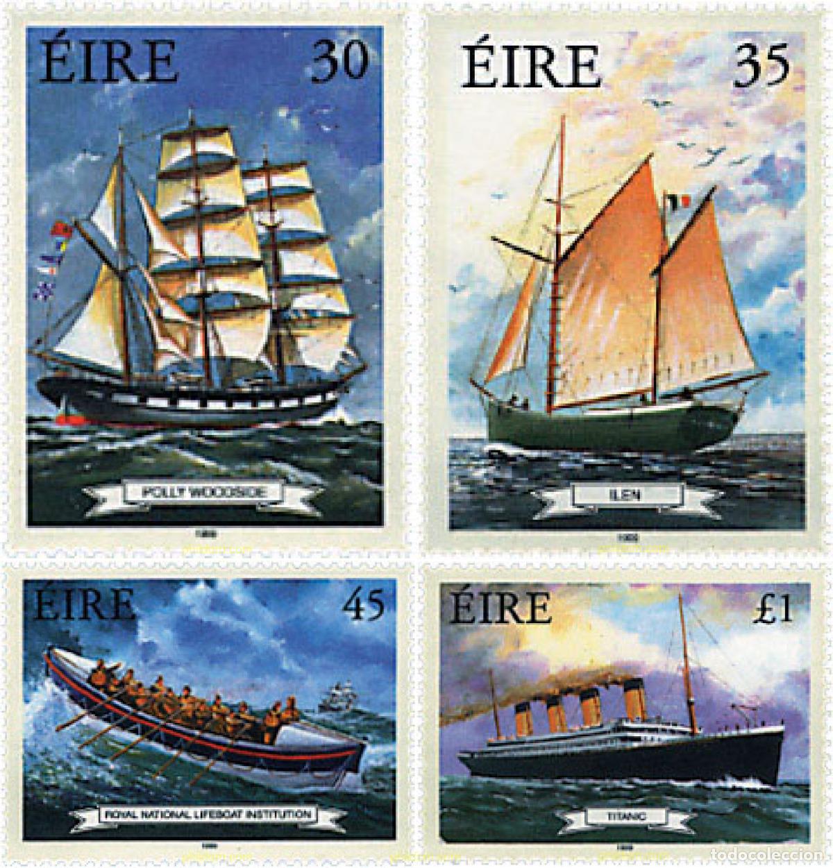 Sellos: 66625 MNH IRLANDA 1999 PATRIMONIO MARITIMO