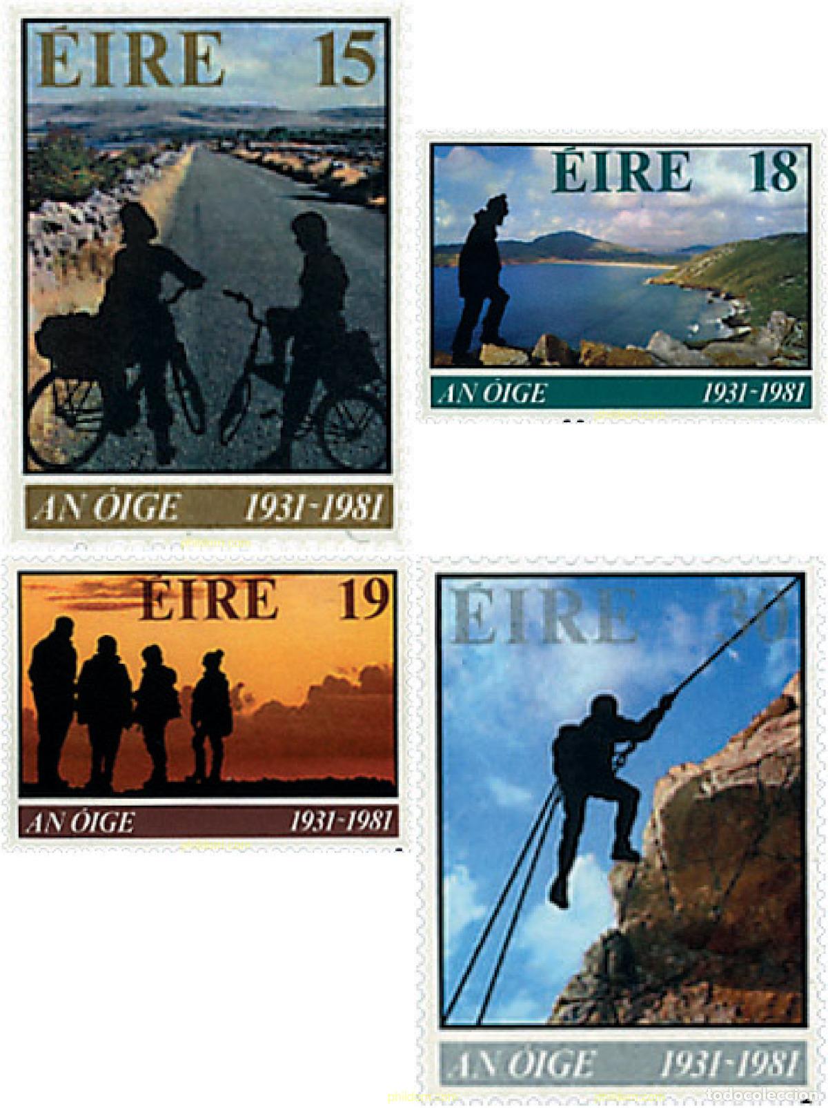 Sellos: 66701 MNH IRLANDA 1981 50 ANIVERSARIO DE LA FUNDACION IRLANDESA DE ALBERGUES JUVENILES