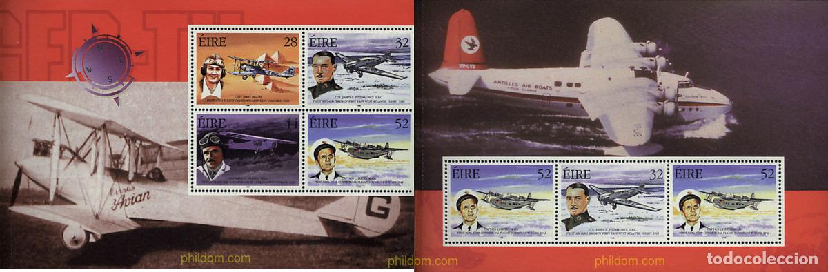 Sellos: 599678 MNH IRLANDA 1998 PIONEROS DE LA AVIACION