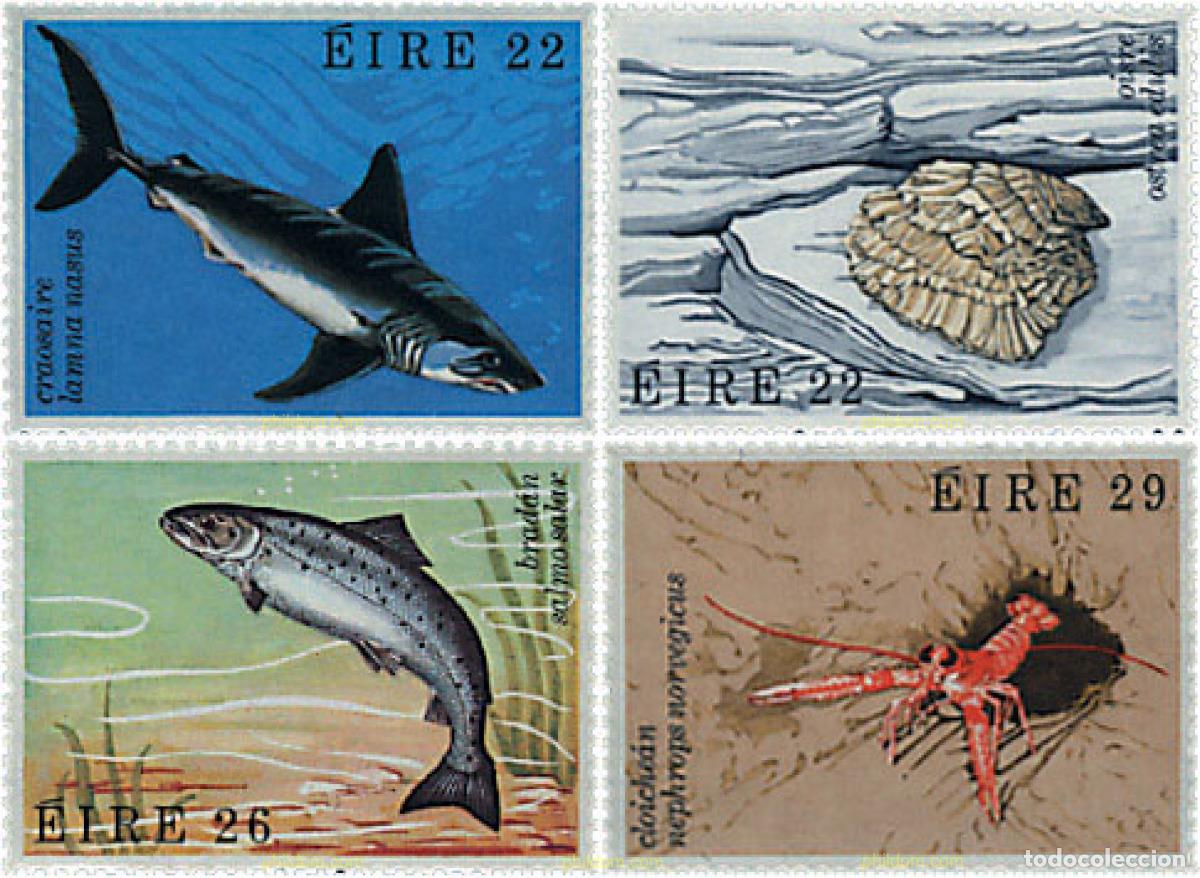 Sellos: 66706 MNH IRLANDA 1982 FAUNA MARINA