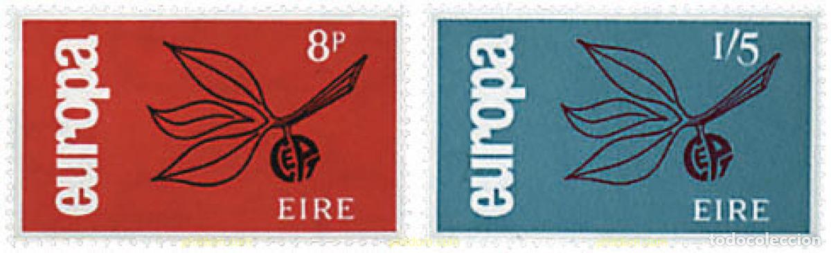 Sellos: 77181 MNH IRLANDA 1965 EUROPA CEPT. ESPIGA EUROPA