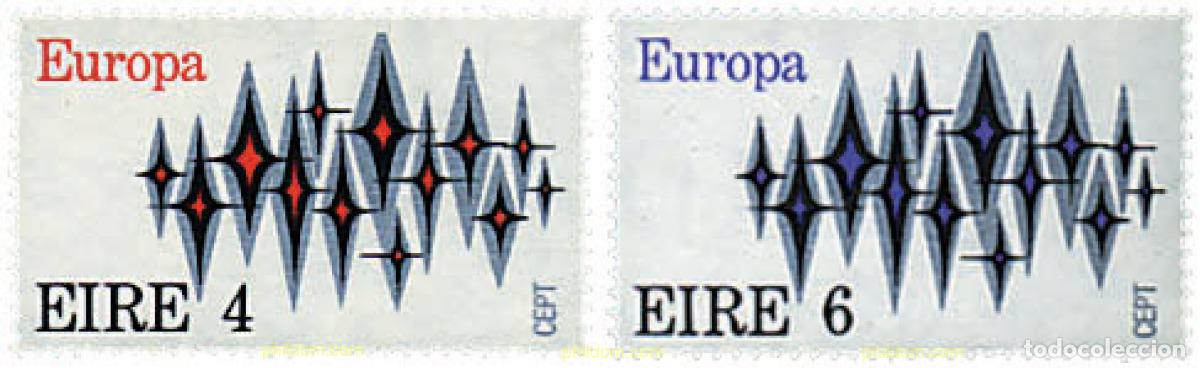 Sellos: 62222 MNH IRLANDA 1972 EUROPA CEPT. COMUNICACIONES