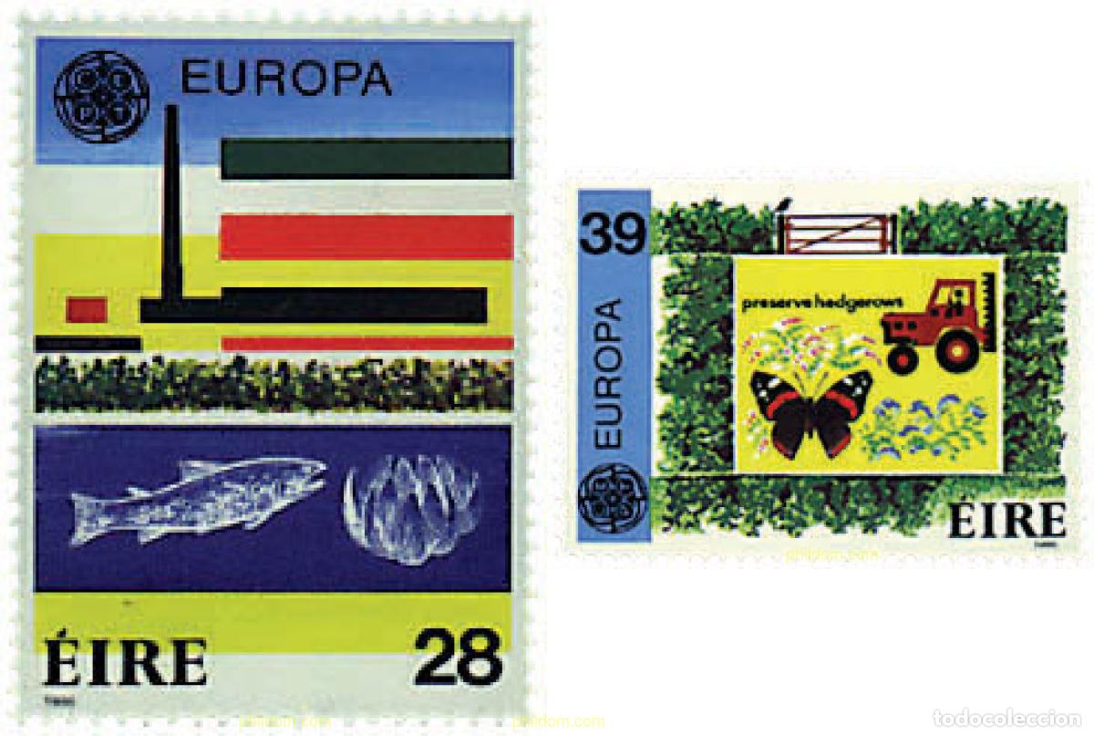 Sellos: 94857 MNH IRLANDA 1986 EUROPA CEPT. PATRIMONIO ARTISTICO Y NATURAL
