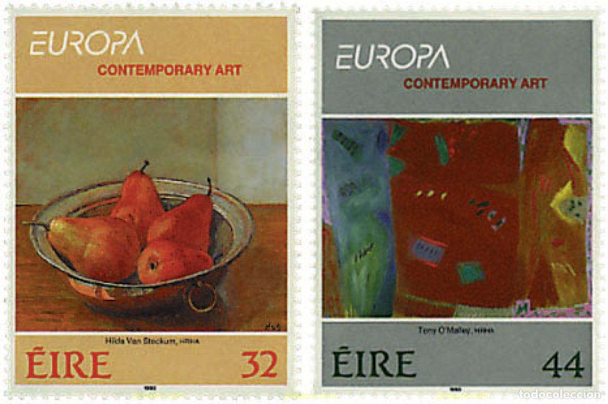 Sellos: 62856 MNH IRLANDA 1993 EUROPA CEPT. ARTE CONTEMPORANEO