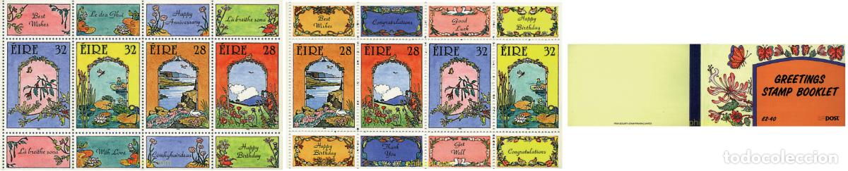 Sellos: 3356 MNH IRLANDA 1992 SELLOS DE BUENOS DESEOS