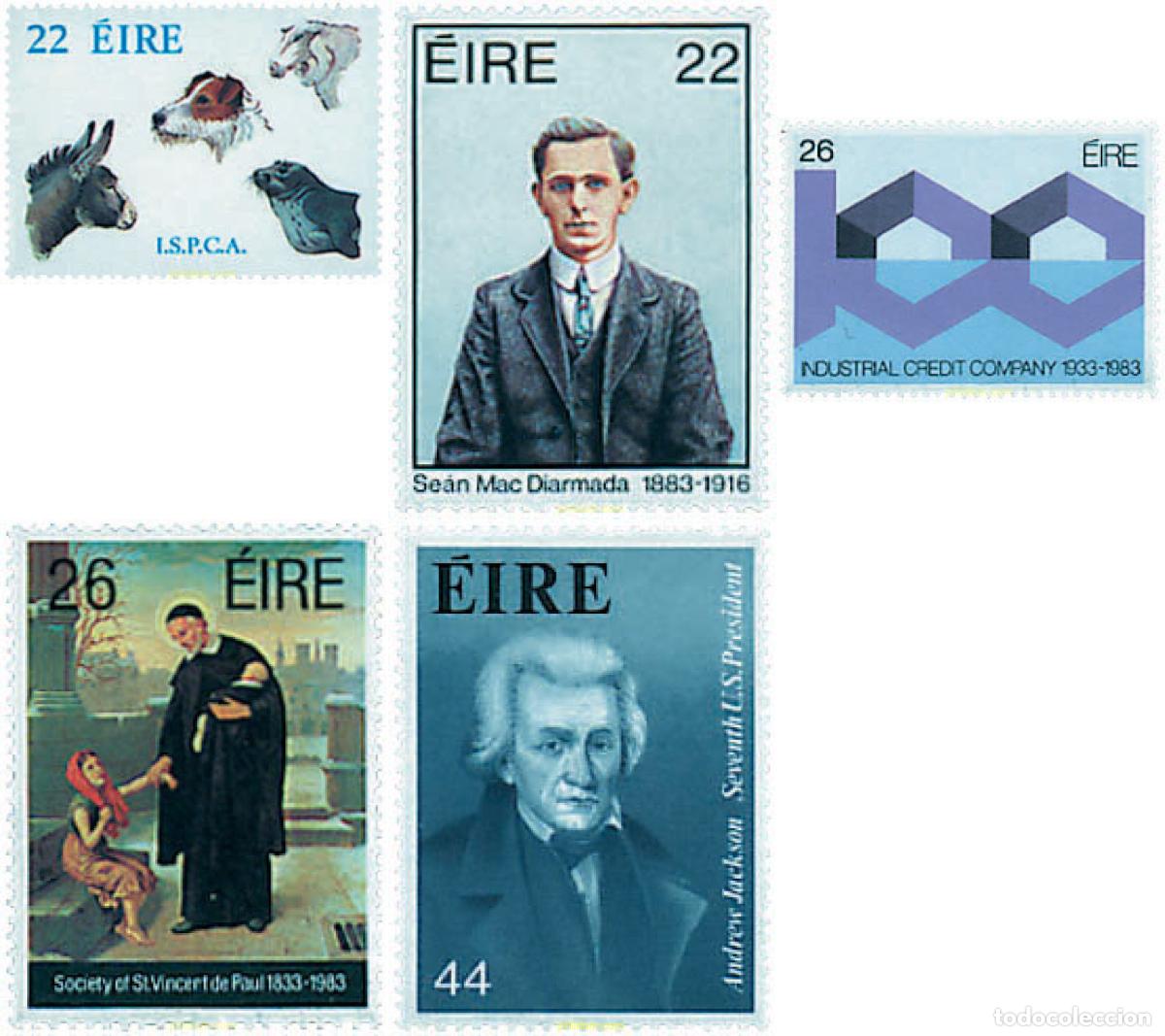 Sellos: 66710 MNH IRLANDA 1983 INSTITUCIONES Y PERSONAJES FAMOSOS