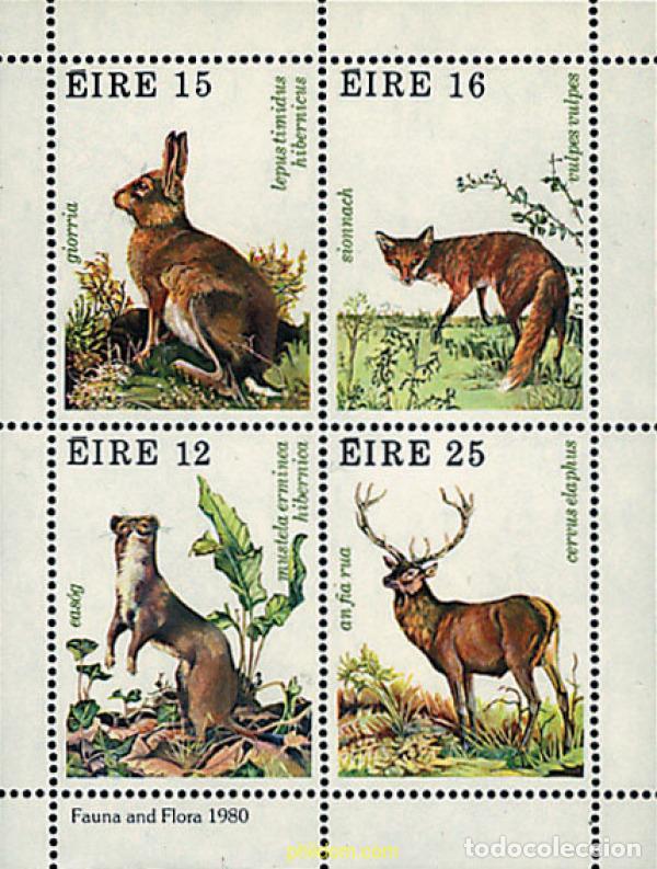 Selos: 66697 MNH IRLANDA 1980 FAUNA SALVAJE