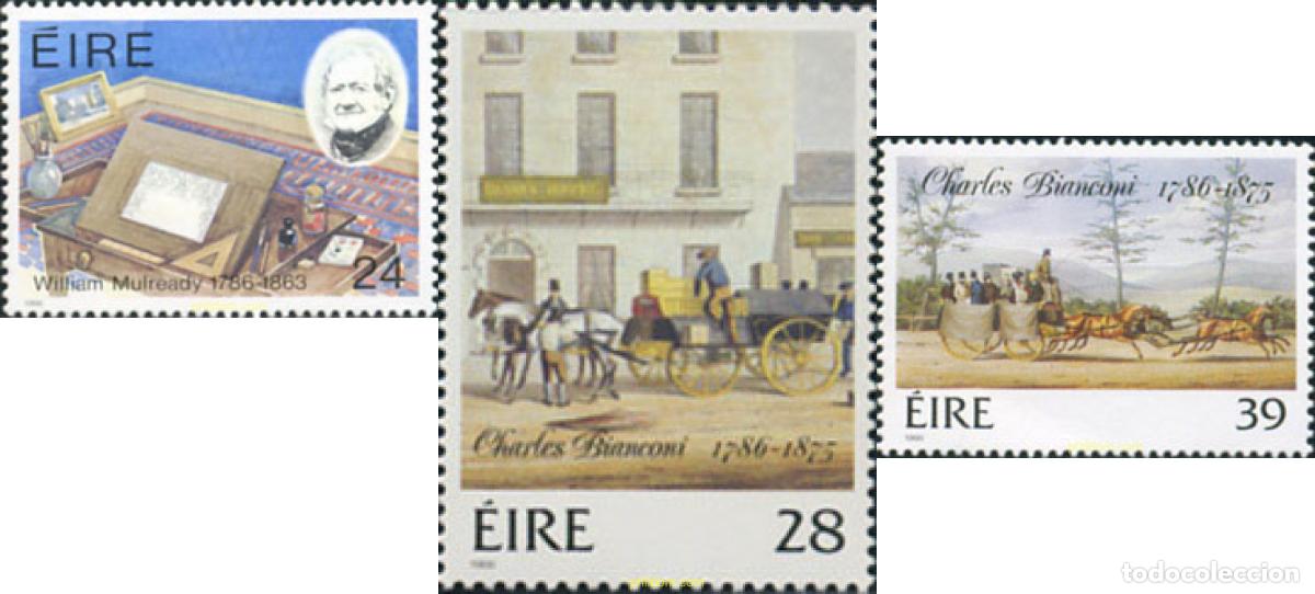 Sellos: 48760 MNH IRLANDA 1986 200 ANIVERSARIO DEL NACIMIENTO DE WILLIAM MULREADY Y CHARLES BIANCONI