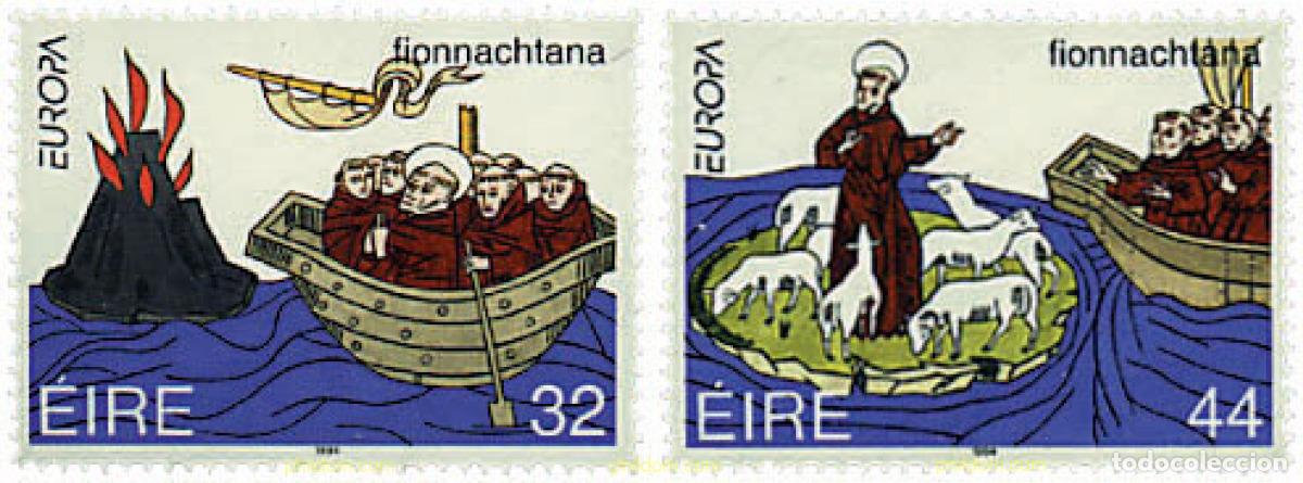 Sellos: 99966 MNH IRLANDA 1994 EUROPA CEPT. GRANDES DESCUBRIMIENTOS