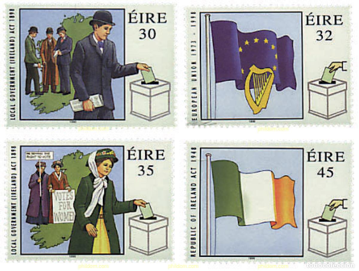 Sellos: 35367 MNH IRLANDA 1998 ANIVERSARIO DE LA DEMOCRACIA