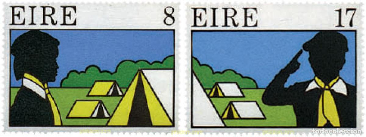 Sellos: 38764 MNH IRLANDA 1977 50 ANIVERSARIO DEL ESCULTISMO