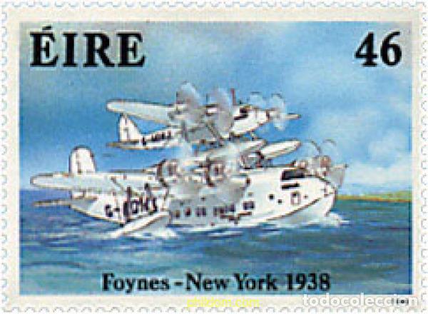 Sellos: 599764 MNH IRLANDA 1988 50 ANIVERSARIO DE LA PRIMERA TRAVESIA ESTE-OESTE DEL ATLANTICO