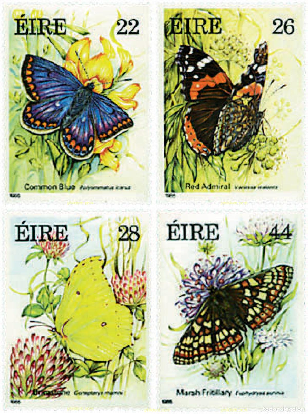 Sellos: 94856 MNH IRLANDA 1985 MARIPOSAS