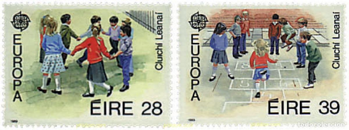 Sellos: 62744 MNH IRLANDA 1989 EUROPA CEPT. JUEGOS INFANTILES