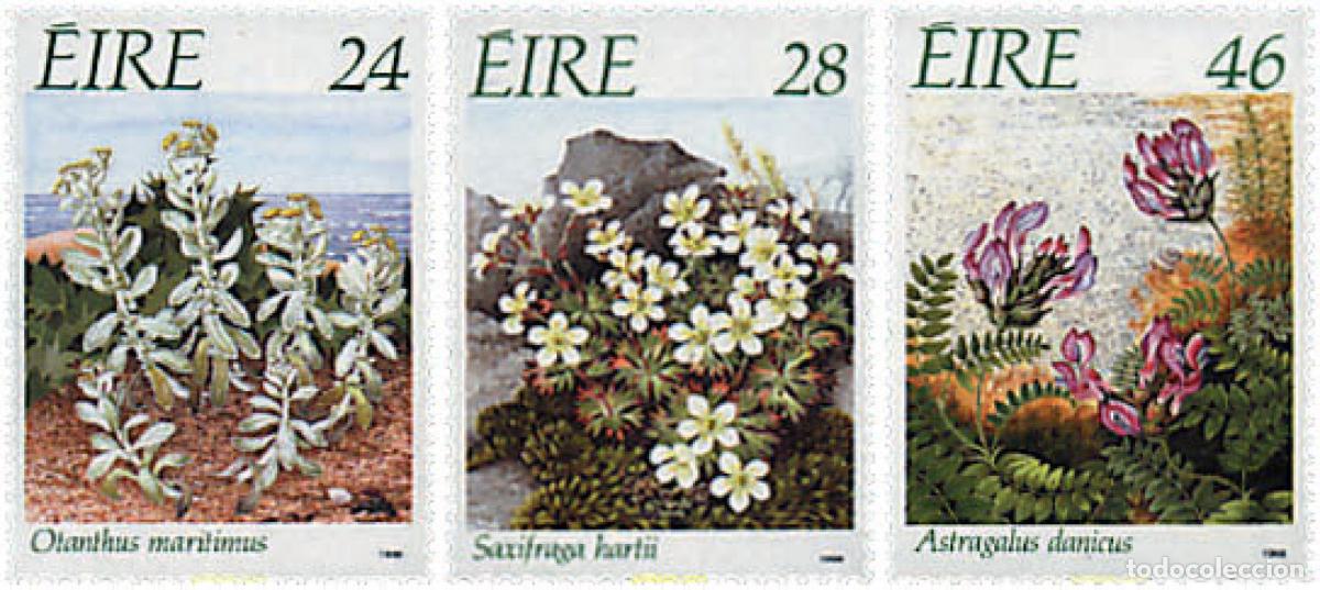 Sellos: 96039 MNH IRLANDA 1988 FLORA EN PELIGRO DE EXTINCION