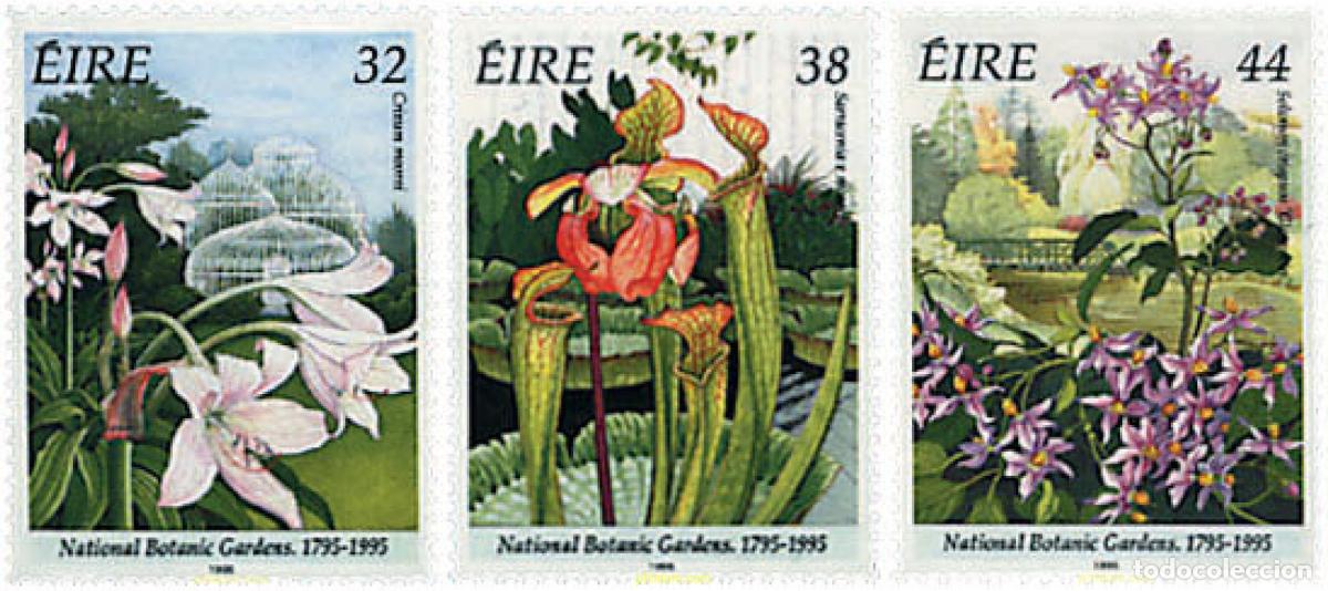 Sellos: 90709 MNH IRLANDA 1995 BICENTENARIO DE LOS JARDINES BOTANICOS NACIONALES