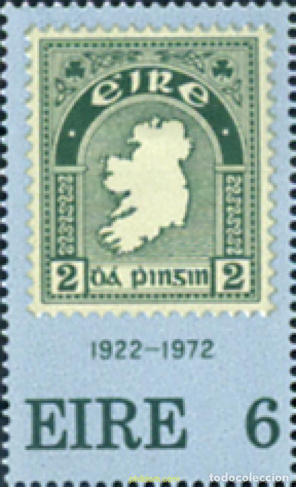 Sellos: 164718 MNH IRLANDA 1972 50 ANIVERSARIO DEL PRIMER SELLO IRLANDES