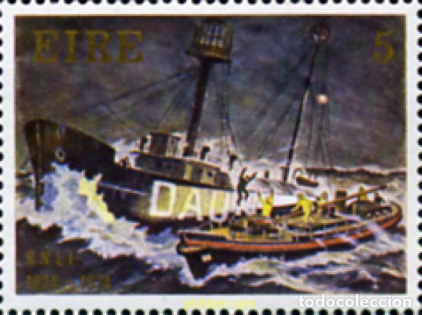 Sellos: 164727 MNH IRLANDA 1974 150 ANIVERSARIO DE LA SOCIEDAD DE SALVAMENTO MARITIMO