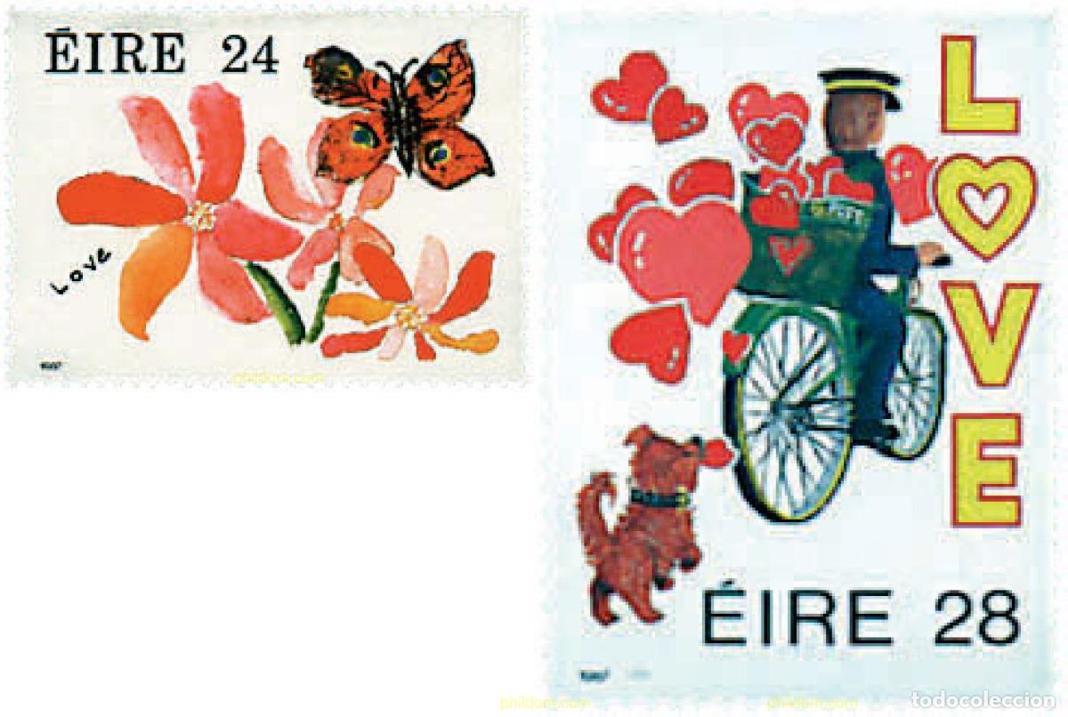 Sellos: 90670 MNH IRLANDA 1987 MENSAJES DE AMOR