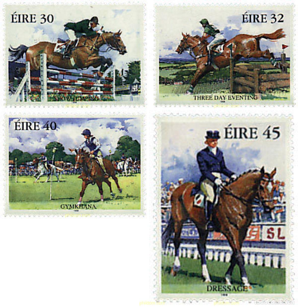 Sellos: 66820 MNH IRLANDA 1998 DEPORTES ECUESTRES