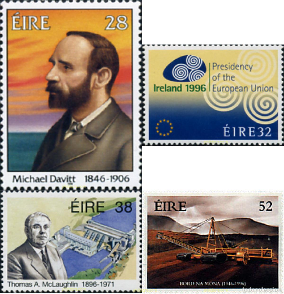 Sellos: 42003 MNH IRLANDA 1996 ANIVERSARIOS