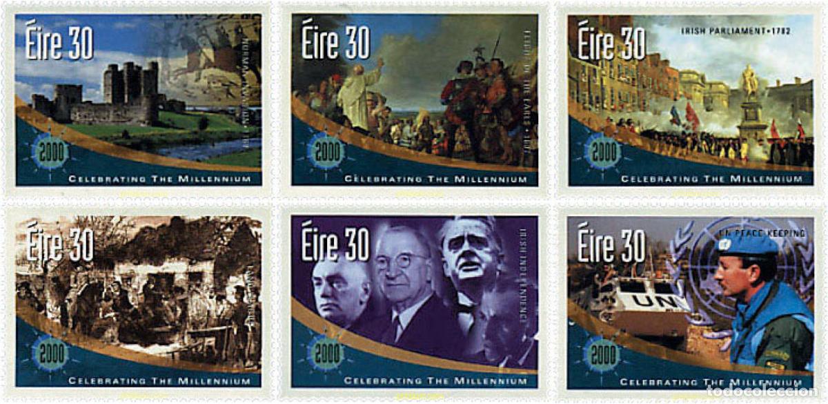 Sellos: 55902 MNH IRLANDA 2000 ACONTECIMIENTOS DEL SIGLO XX