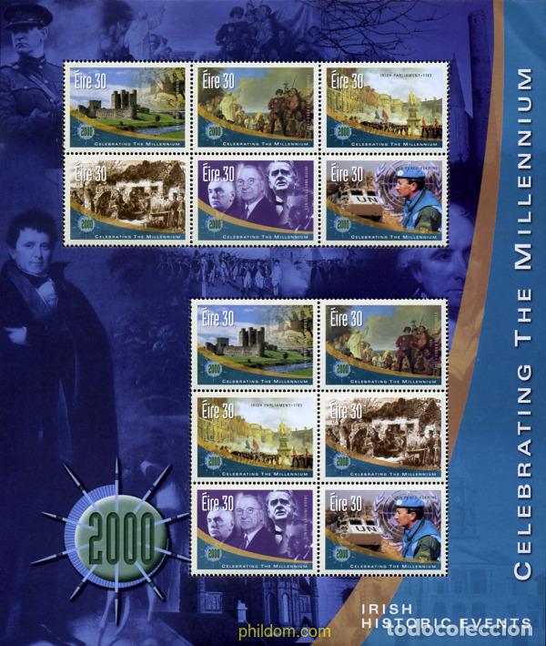 Sellos: 185271 MNH IRLANDA 2000 ACONTECIMIENTOS DEL SIGLO XX