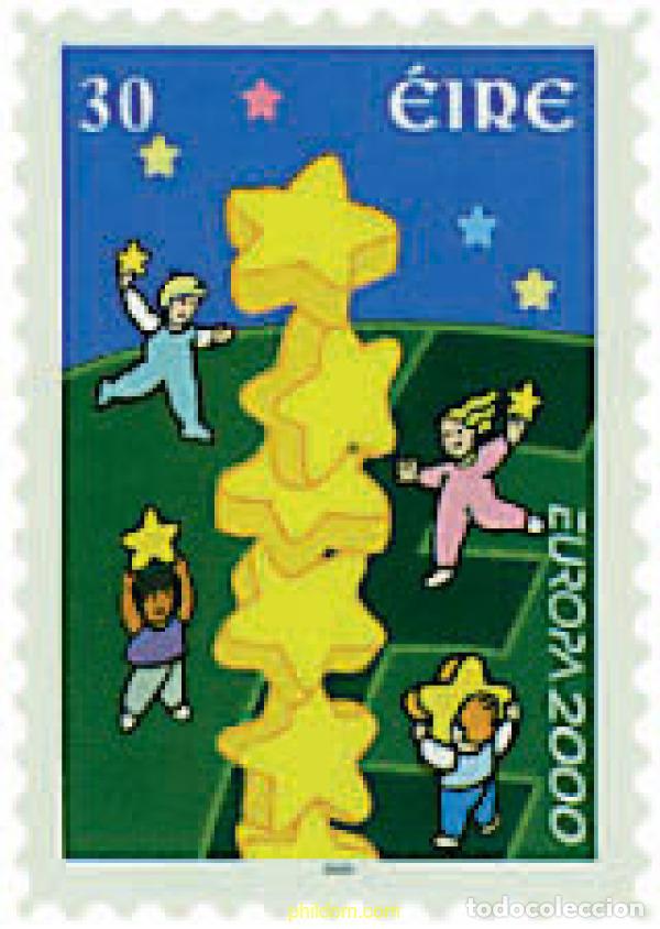 Sellos: 77126 MNH IRLANDA 2000 EUROPA CEPT. CONSTRUCCION EUROPEA