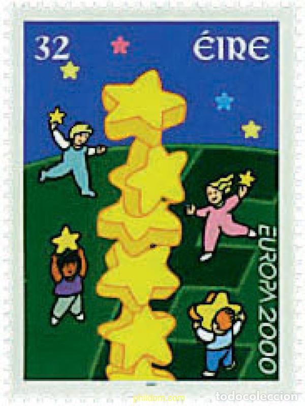 Sellos: 77125 MNH IRLANDA 2000 EUROPA CEPT. CONSTRUCCION EUROPEA