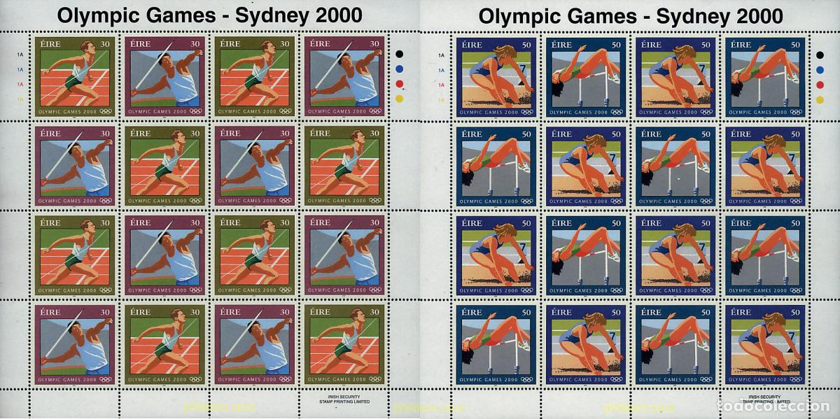 Sellos: 147054 MNH IRLANDA 2000 27 JUEGOS OLIMPICOS VERANO SYDNEY 2000