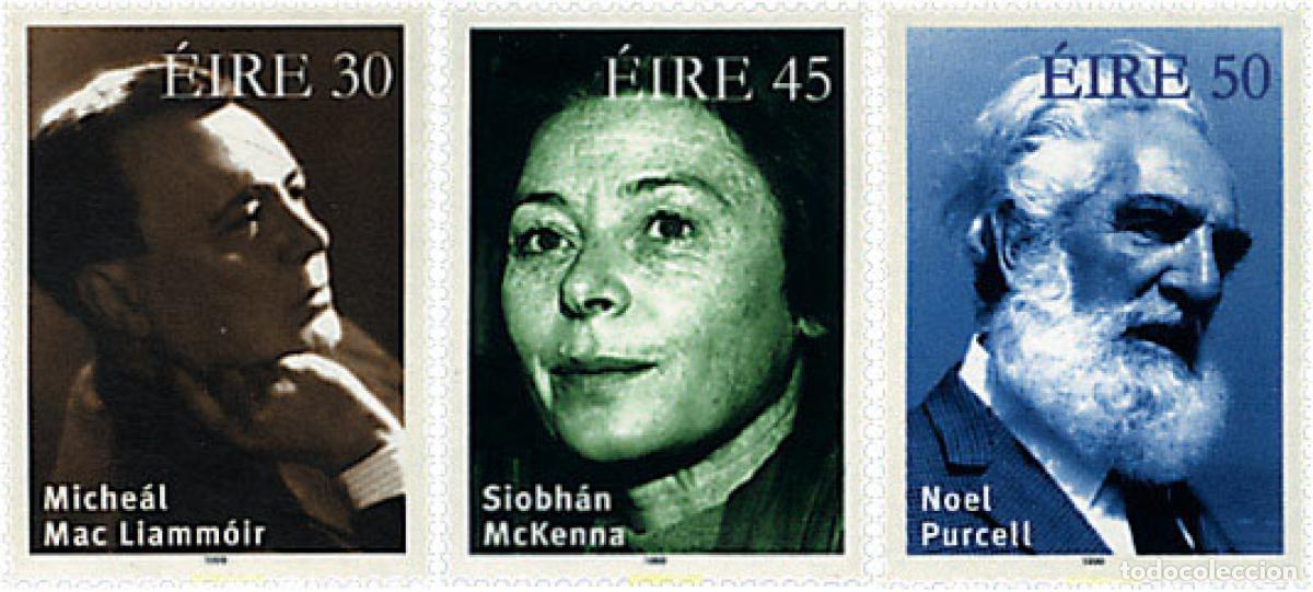 Sellos: 66624 MNH IRLANDA 1999 PERSONALIDADES IRLANDESAS