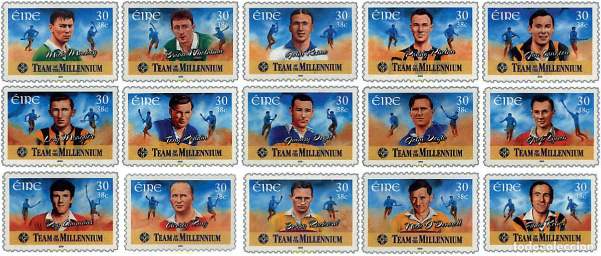 Sellos: 66661 MNH IRLANDA 2000 EL EQUIPO DE HURLING DEL MILENIO