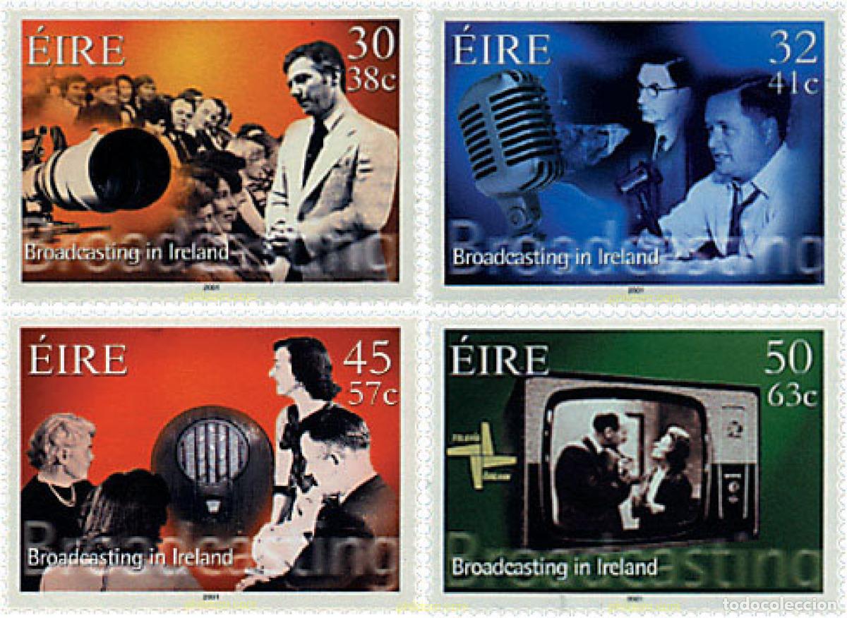 Briefmarken: 66674 MNH IRLANDA 2001 RADIO Y TELEVISION EN IRLANDA