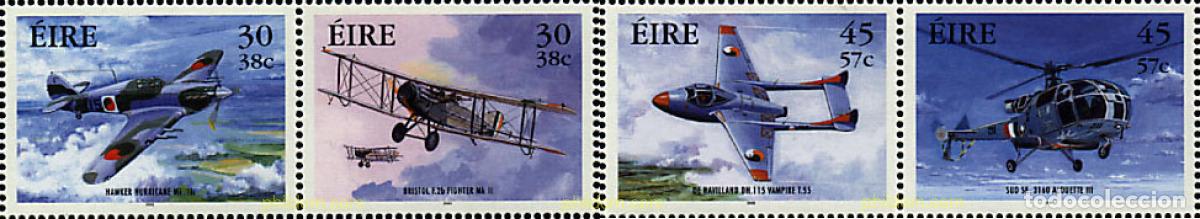 Briefmarken: 5714 MNH IRLANDA 2000 AVIONES MILITARES
