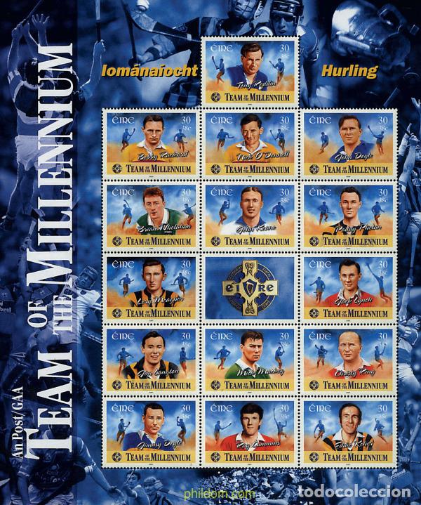 Briefmarken: 336371 MNH IRLANDA 2000 EL EQUIPO DE HURLING DEL MILENIO